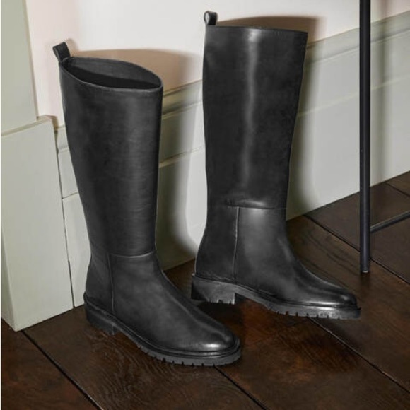 Boden Chunky Pull-on Knee Boots - Picture 1 of 10